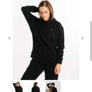 Zyia black relaxation hoodie size medium